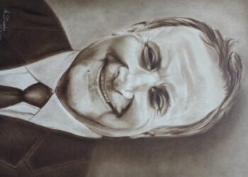 Ciro’ Marina, un dipinto speciale per il prof. Giuseppe Ferrari