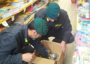 Fiamme Gialle sequestrano oltre 160mila prodotti insicuri a Catanzaro