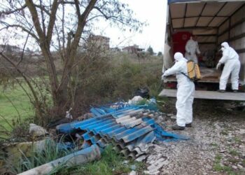 Amianto, bonificate 8 aree a Castrovillari