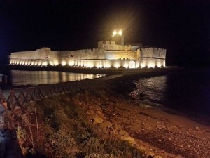 Castello Aragonese di Le Castella notte