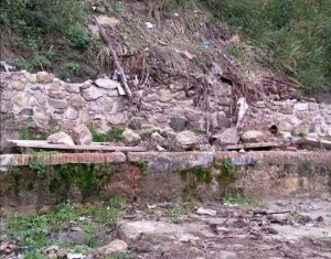 Fontana Zigari prima del restauro