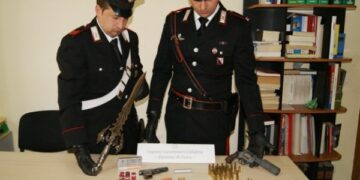 Cutro, detenzione illegale armi: arrestato operaio del consorzio di bonifica