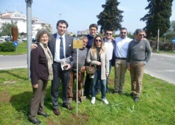 Corigliano, piantumati 6 alberi di agrumi nel parco dedicato a Fabiana