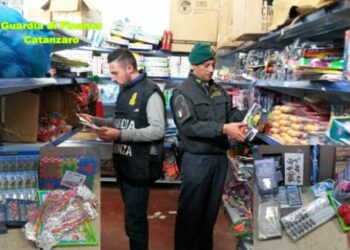 Maxi sequestro a Lamezia Terme, un milione di prodotti illegali e insicuri