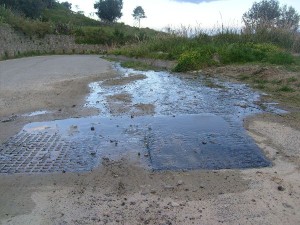 Fogna a cielo aperto