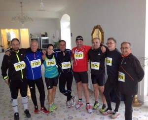 il gruppo di isola alla maratona