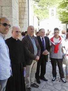 Delegazione cariatese a Cascia (1)