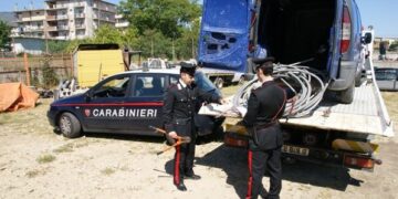 Furto di rame, carabinieri arrestano in flagranza un crotonese