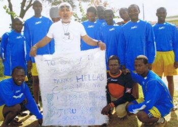 Solidarieta’, da Ciro’ Marina al Kenya con le maglie dell’Hellas