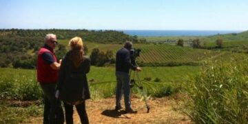 Telecamere della Rai a Ciro’ Marina