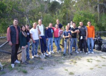 Volontari del Cast ripuliscono la pineta di Ciro’ Marina dopo il primo maggio