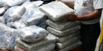 Maxi sequestro di marijuana sulla SS106