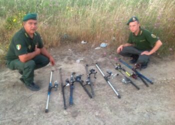 Pesca nel fiume Tacina senza permesso, sanzionate 5 persone