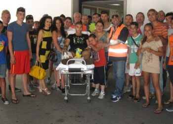 Vincenzo Spina torna a Rossano, era stato ferito da colpi di pistola