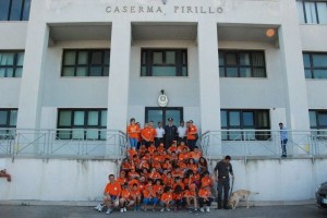 Campo scuola 'Prociv Arci' con finanza