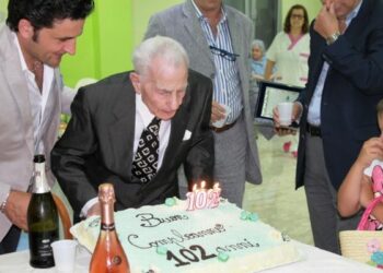 102 anni, auguri a nonno Umberto