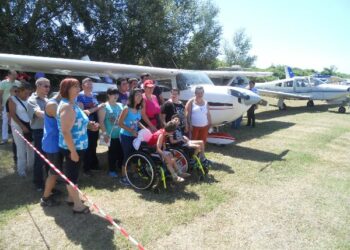 Diversamente abili in volo su Valle Crati
