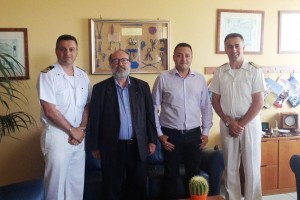 Il comandante Antonio Ranieri con i sindaci