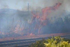 incendio-binari-treno