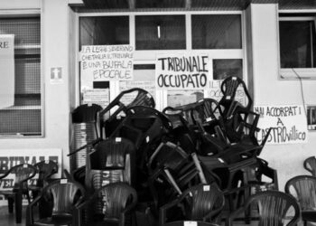 Foto protesta Tribunale di Rossano vince premio in Abruzzo