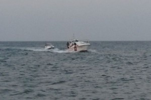 Motoscafo rimorchiato