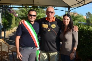 Alessandro Belliere con Gianluca Bruno e Manuela Parisi