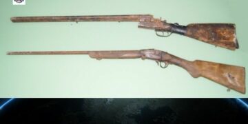 Trovati due fucili in una cascina nel Parco Nazionale del Pollino