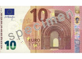 Entrano in circolazione le nuove banconote da 10 euro
