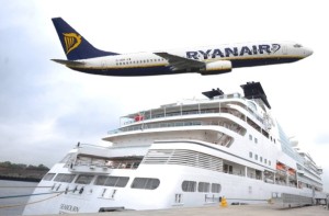 Ryanair e Seabourn Sojourn