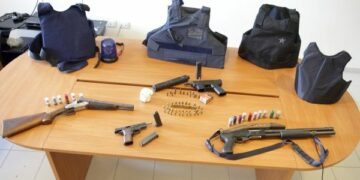 Scoperto arsenale nelle campagne di Corigliano