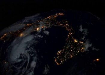 La Calabria vista dalla Stazione spaziale: la foto di Samantha