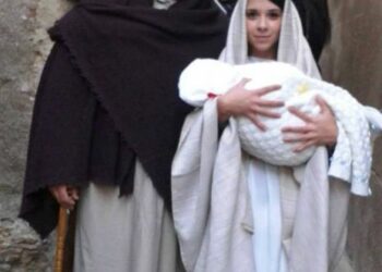 Originale presepe vivente  nel centro storico