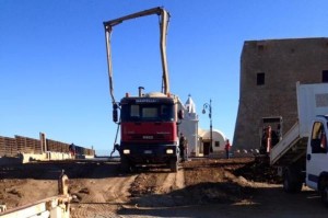 Lavori a Capo Colonna