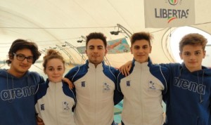 Salvatore Amideo, Stefano Torchia, Francesco Rota, Camilla De Meo e Nikolaj Zizza