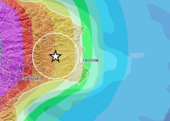 Scossa di terremoto 2.4 nel crotonese, epicentro a Belvedere Spinello