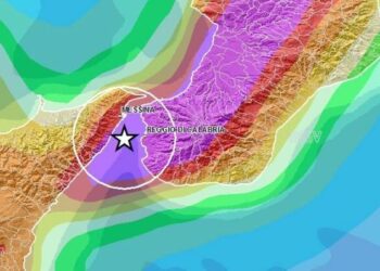 Scossa di terremoto di 3.1 tra Reggio Calabria e Messina