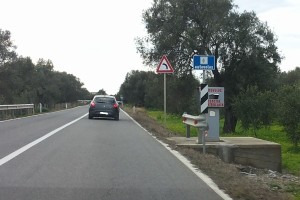 Autovelox su SS106 a Crucoli Torretta