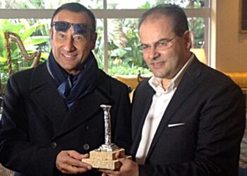 Sanremo, Affidato premia Conti col simbolo di Crotone