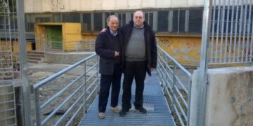 Ciro’ Marina, ‘passerella’ d’emergenza per la scuola Don Bosco