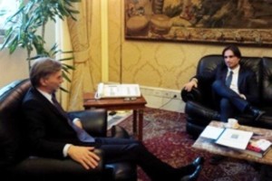 Graziano Delrio e Giuseppe Falcomatà