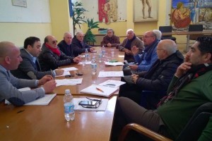 Incontro con i sindacati in comune