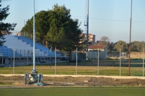 Lavori al campo sportivo di Cutro