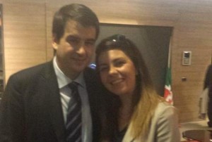 Raffaele Fitto e Marta Monteleone