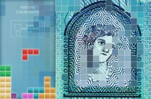 Tetris banconota 20 euro