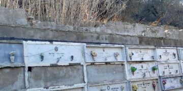 Ciro’, l’ingresso del cimitero e’ interessato da lavori di ripristino