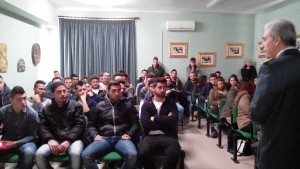 Colonnello Marmo a scuola