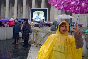 Il dirigente Lucia Sacco da Papa Francesco