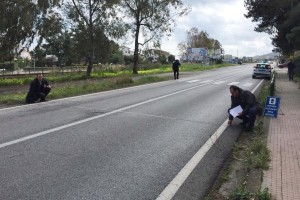 Misurazione SS106 a Mandatoriccio