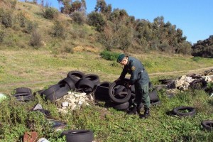 Sito con rifiuti a Crotone