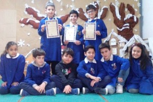 Studenti ai giochi di matematica